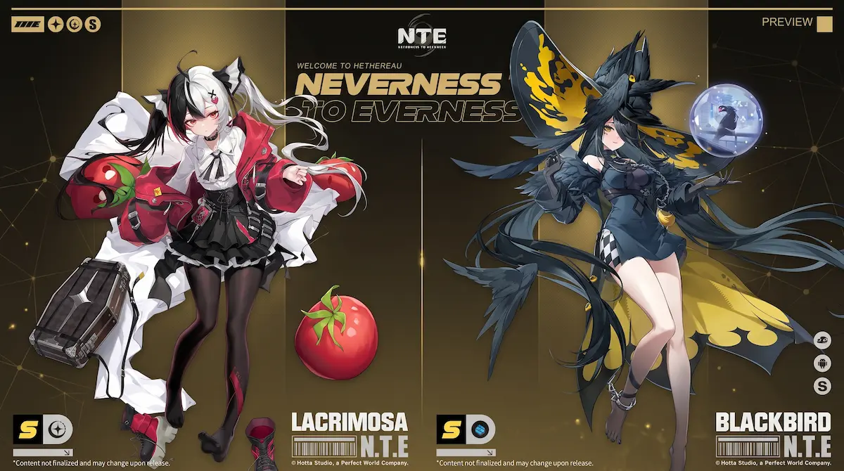 Neverness to Everness 1.4 Phase 1 — Blackbird and Lacrimosa