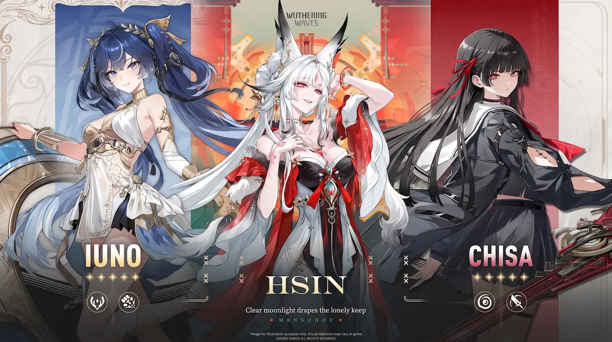 Wuthering Waves 3.7 Phase 1 — Hsin, Chisa and Iuno